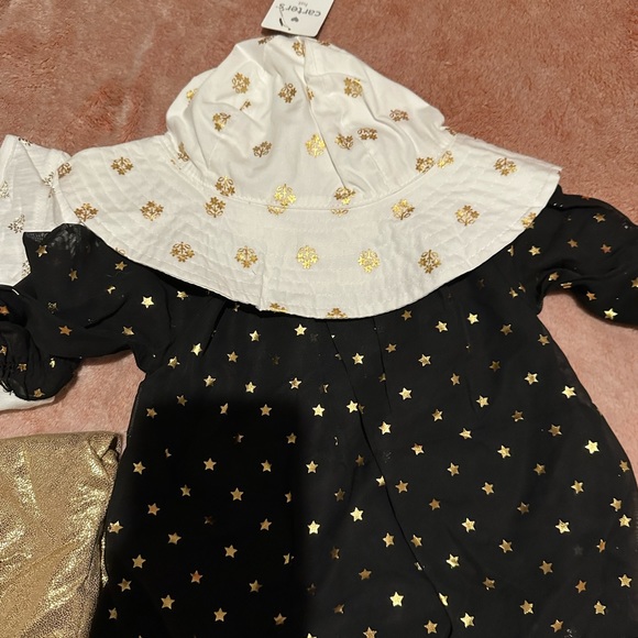 Baby Girl Gold/Black out fit size 6-9 months - Picture 3 of 6